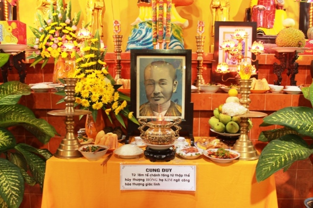 Đồng Tháp: Húy Kỵ Hòa Thượng Hồng Kim