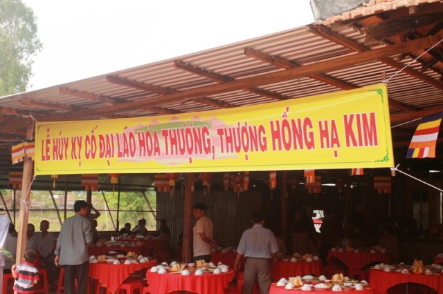 Đồng Tháp: Húy Kỵ Hòa Thượng Hồng Kim