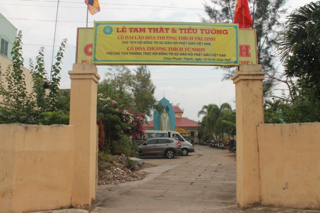 Đồng Tháp: Tiểu Tường HT. Từ Nhơn & Tam Thất Cố HT. Thích Trí Tịnh