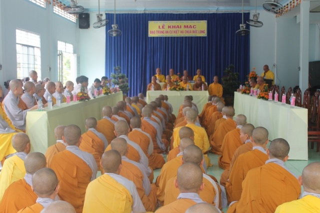 Đồng Tháp: Khai Giảng Các Đạo Tràng An Cư