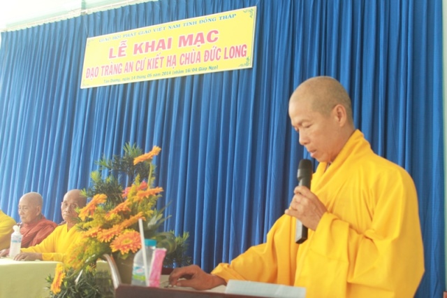 Đồng Tháp: Khai Giảng Các Đạo Tràng An Cư