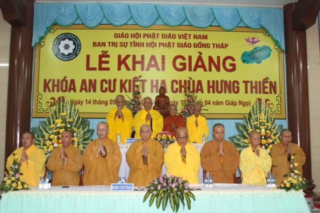 Đồng Tháp: Khai Giảng Các Đạo Tràng An Cư