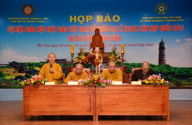 Họp báo GHPGVN tổ chức Đại lễ Vesak Liên Hợp Quốc 2014 tại Hà Nội