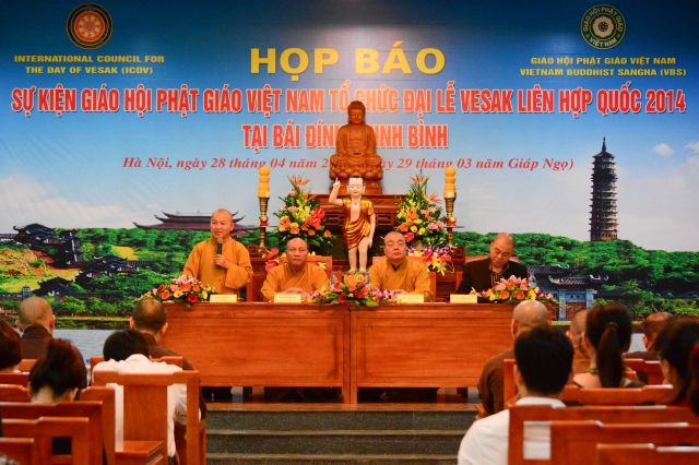 Họp báo GHPGVN tổ chức Đại lễ Vesak Liên Hợp Quốc 2014 tại Hà Nội