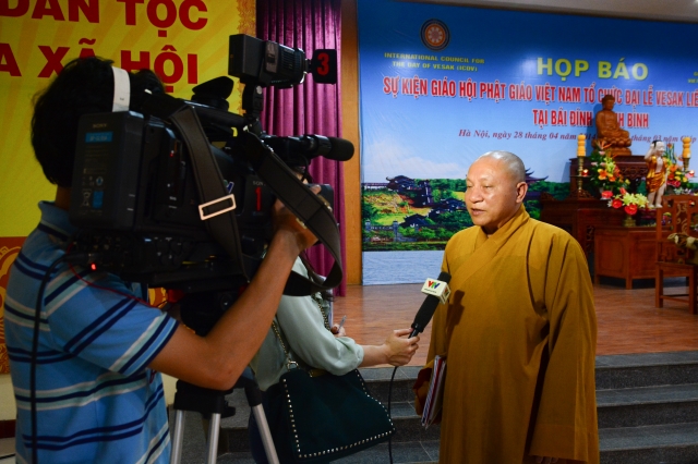 Họp báo GHPGVN tổ chức Đại lễ Vesak Liên Hợp Quốc 2014 tại Hà Nội