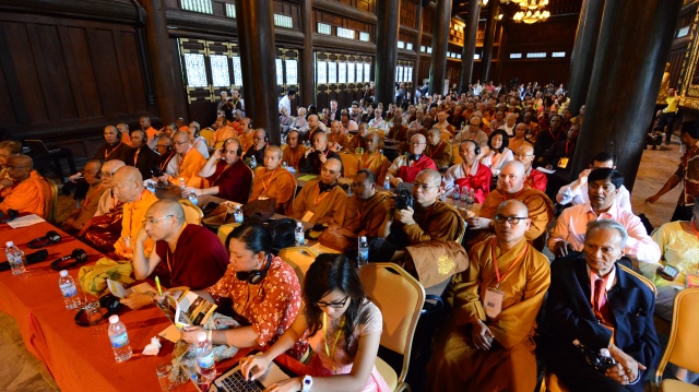 Vesak: Chùm ảnh đại biểu về tham dự các phiên Hội thảo Phật giáo tại Vesak 2014