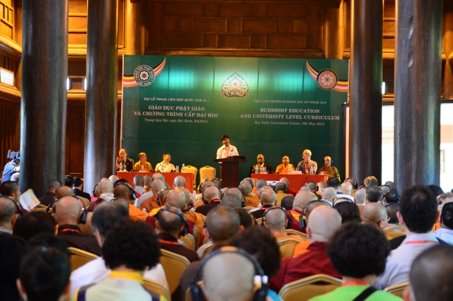 Vesak: Chùm ảnh đại biểu về tham dự các phiên Hội thảo Phật giáo tại Vesak 2014