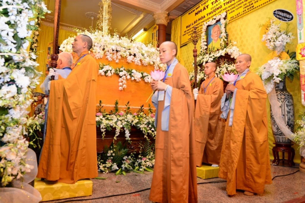 Lễ truy niệm - cung tống kim quan ĐLHT.Thích Trí Tịnh nhập bảo tháp