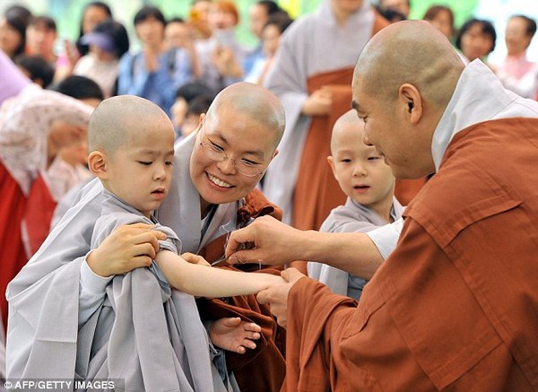Chùm ảnh: Những chú tiểu Hàn Quốc ngộ nghĩnh dễ thương