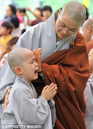 Chùm ảnh: Những chú tiểu Hàn Quốc ngộ nghĩnh dễ thương