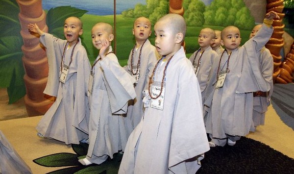Chùm ảnh: Những chú tiểu Hàn Quốc ngộ nghĩnh dễ thương