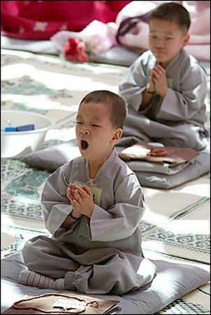 Chùm ảnh: Những chú tiểu Hàn Quốc ngộ nghĩnh dễ thương
