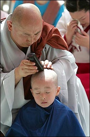 Chùm ảnh: Những chú tiểu Hàn Quốc ngộ nghĩnh dễ thương