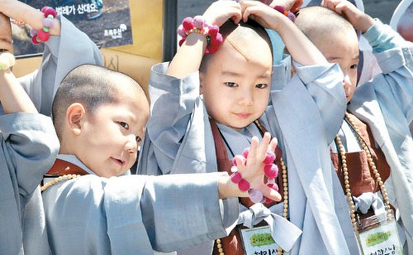 Chùm ảnh: Những chú tiểu Hàn Quốc ngộ nghĩnh dễ thương