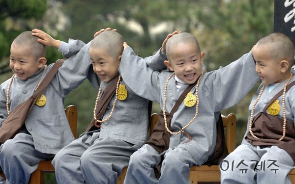 Chùm ảnh: Những chú tiểu Hàn Quốc ngộ nghĩnh dễ thương