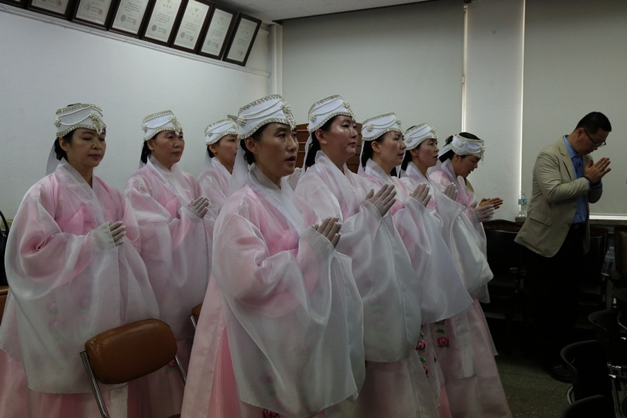 Hàn Quốc: Công An quận Gangnam-gu lễ cầu nguyện nhân dịp Phật đản PL.2558