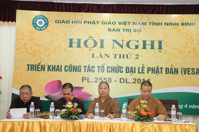 Ninh Bình: Hội nghị lần 2 triển khai công tác tổ chức Đại lễ Phật đản Vesak LHQ 2014