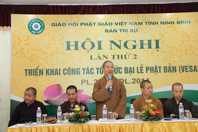 Ninh Bình: Hội nghị lần 2 triển khai công tác tổ chức Đại lễ Phật đản Vesak LHQ 2014