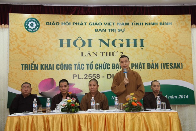 Ninh Bình: Hội nghị lần 2 triển khai công tác tổ chức Đại lễ Phật đản Vesak LHQ 2014