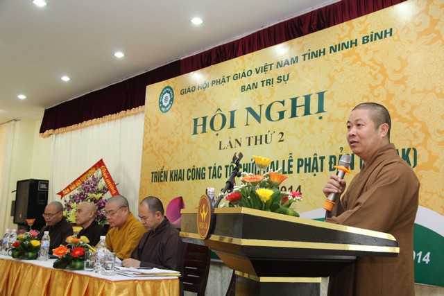 Ninh Bình: Hội nghị lần 2 triển khai công tác tổ chức Đại lễ Phật đản Vesak LHQ 2014