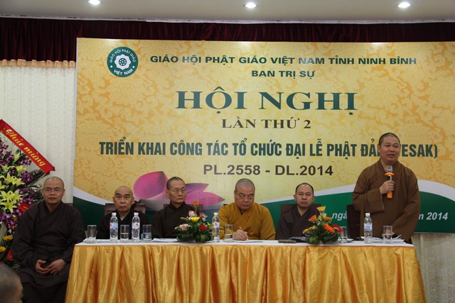 Ninh Bình: Hội nghị lần 2 triển khai công tác tổ chức Đại lễ Phật đản Vesak LHQ 2014