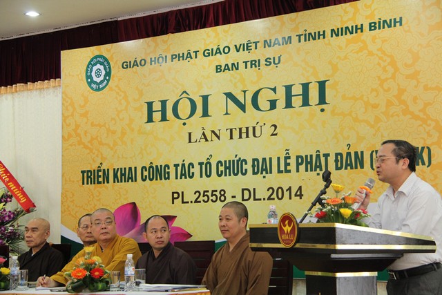Ninh Bình: Hội nghị lần 2 triển khai công tác tổ chức Đại lễ Phật đản Vesak LHQ 2014