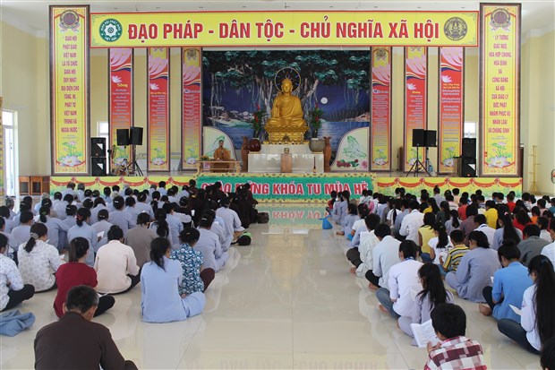 Nghệ An: Khai mạc Khóa tu mùa hè 2014 chùa Chí Linh