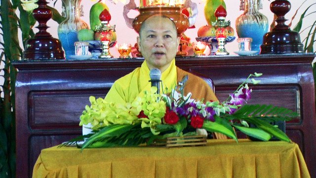 Khánh Hòa: TT Thích Chân Tính pháp thoại nhân duyên Đức Phật xây dựng tinh xá