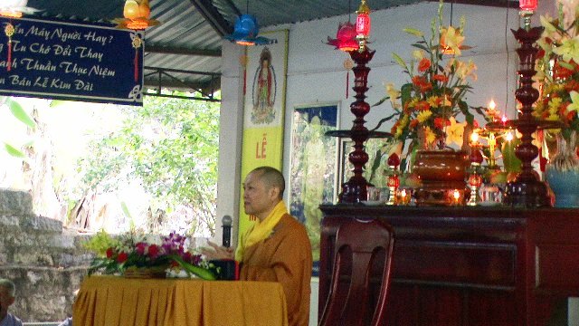 Khánh Hòa: TT Thích Chân Tính pháp thoại nhân duyên Đức Phật xây dựng tinh xá