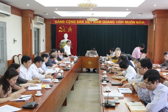 Họp Tổ công tác liên ngành hướng dẫn, giúp đỡ GHPGVN chuẩn bị, tổ chức Đại lễ Vesak 2014 lần 4