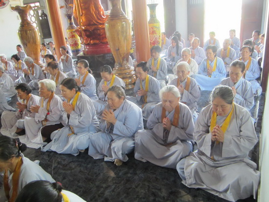 Khánh Hòa: Đạo tràng Bát Quan Trai chùa Thiên Bửu