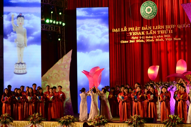 Vesak 2014: Chùm ảnh thành công của phiên khai mạc Vesak 2014
