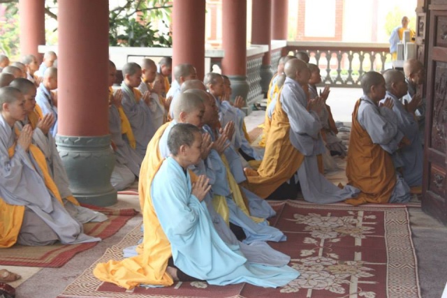 Thái Bình: Trường hạ chùa Thánh Long tổ chức lễ khai khóa an cư kiết hạ - PL.2558 – DL.2014