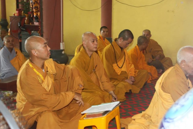 Thái Bình: Trường hạ chùa Thánh Long tổ chức lễ khai khóa an cư kiết hạ - PL.2558 – DL.2014