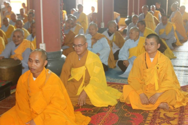 Thái Bình: Trường hạ chùa Thánh Long tổ chức lễ khai khóa an cư kiết hạ - PL.2558 – DL.2014