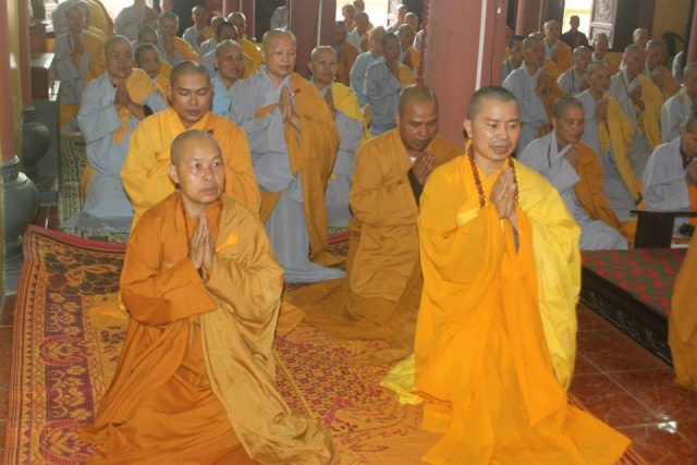 Thái Bình: Trường hạ chùa Thánh Long tổ chức lễ khai khóa an cư kiết hạ - PL.2558 – DL.2014
