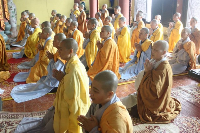 Thái Bình: Trường hạ chùa Thánh Long tổ chức lễ khai khóa an cư kiết hạ - PL.2558 – DL.2014
