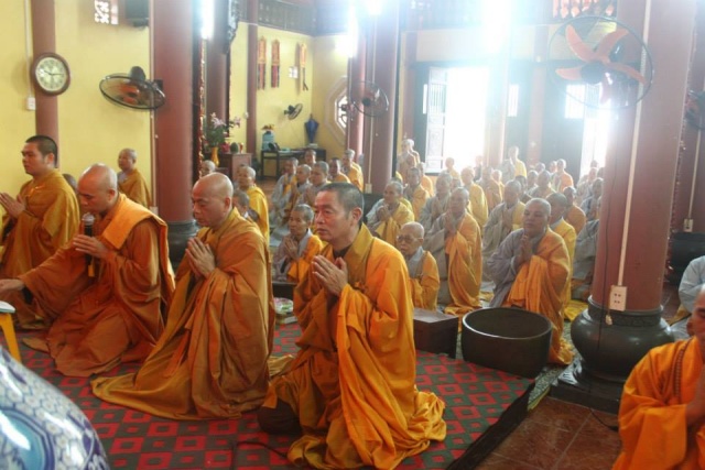 Thái Bình: Trường hạ chùa Thánh Long tổ chức lễ khai khóa an cư kiết hạ - PL.2558 – DL.2014