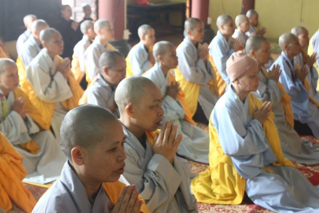 Thái Bình: Trường hạ chùa Thánh Long tổ chức lễ khai khóa an cư kiết hạ - PL.2558 – DL.2014