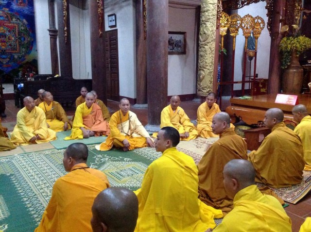 Vĩnh Phúc: Trường hạ chùa Hà Tiên tổ chức lễ khai khóa an cư kiết hạ PL.2558-DL.2014