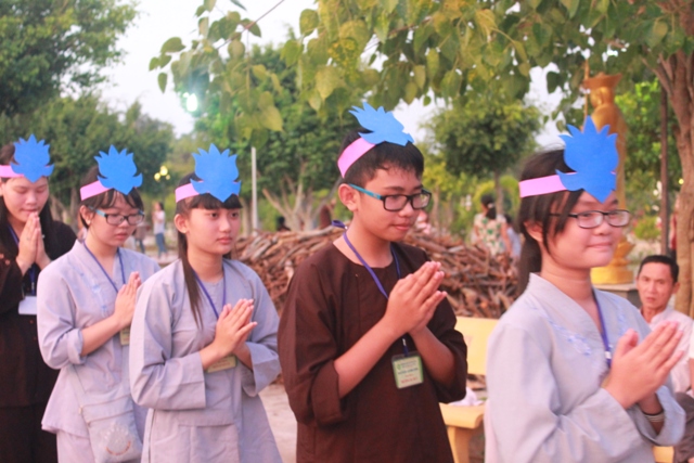 Cần Thơ: Chùa Long Quang tổ chức khóa tu mùa hè &quot;Hạt giống tâm hồn&quot; lần thứ nhất.