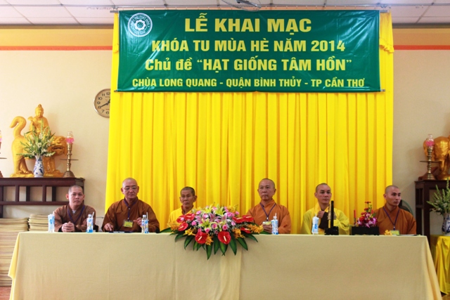 Cần Thơ: Chùa Long Quang tổ chức khóa tu mùa hè &quot;Hạt giống tâm hồn&quot; lần thứ nhất.