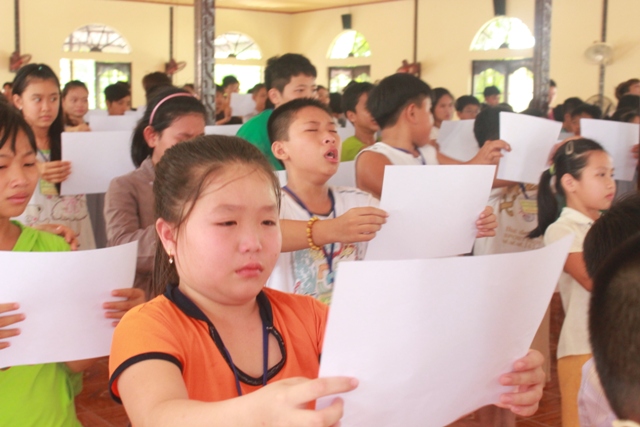 Cần Thơ: Chùa Long Quang tổ chức khóa tu mùa hè &quot;Hạt giống tâm hồn&quot; lần thứ nhất.