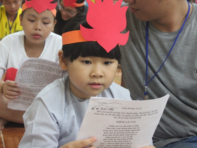 Cần Thơ: Chùa Long Quang tổ chức khóa tu mùa hè &quot;Hạt giống tâm hồn&quot; lần thứ nhất.