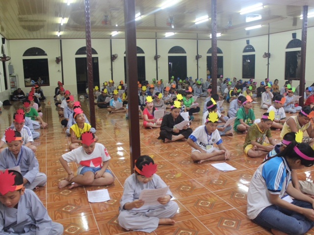 Cần Thơ: Chùa Long Quang tổ chức khóa tu mùa hè &quot;Hạt giống tâm hồn&quot; lần thứ nhất.