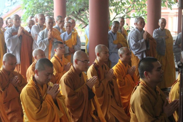 Thái Bình: Trường hạ chùa Thánh Long tổ chức lễ khai khóa an cư kiết hạ - PL.2558 – DL.2014