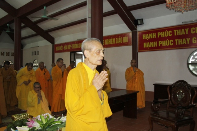 Hưng Yên: Đức Pháp Chủ đến khai pháp tại trường hạ chùa Táo