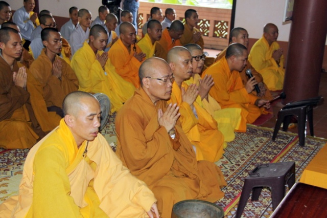 Hưng Yên: Đức Pháp Chủ đến khai pháp tại trường hạ chùa Táo