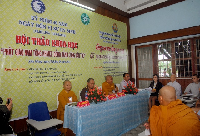 Kiên Giang: Hội thảo khoa học Phật giáo Nam tông Khmer đồng hành cùng dân tộc