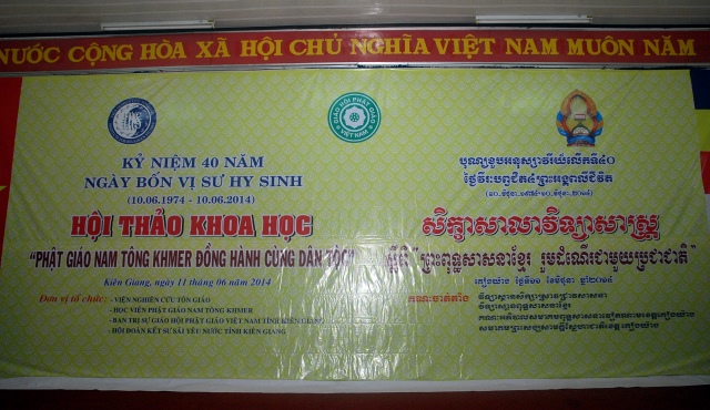 Kiên Giang: Hội thảo khoa học Phật giáo Nam tông Khmer đồng hành cùng dân tộc